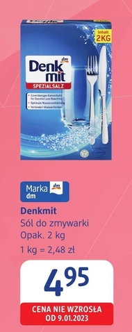 Sól do zmywarki Denkmit