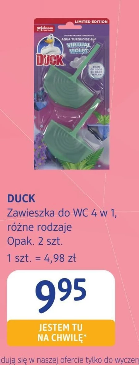 Zawieszka do wc Duck