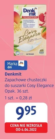 Chusteczki do suszarki Denkmit
