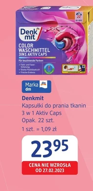 Kapsułki do prania Denkmit