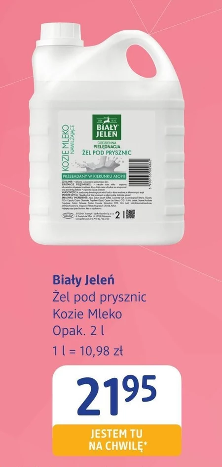 Żel pod prysznic Biały Jeleń