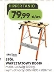 Stół warsztatowy Kraft