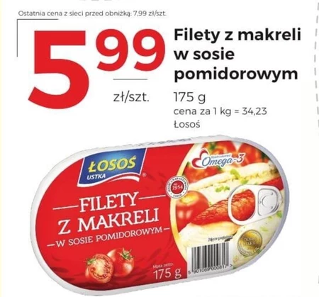 Filet z makreli Łosoś