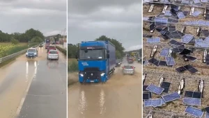 Burzliwy wieczór i noc na południu Europy. Zniszczenia są poważne