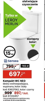 Kompakt wc SenSea