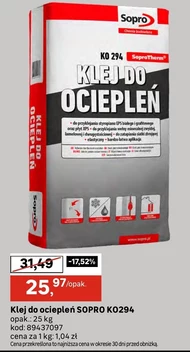 Klej do styropianu Sopro