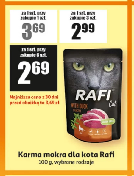 Mokra karma dla kota Rafi