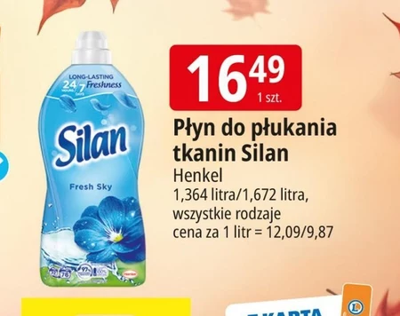 Płyn do płukania tkanin Silan