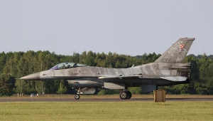 F-16 za którego sterami siedział mjr Maciej Krakowian