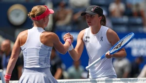 Suzan Lamens i Iga Świątek