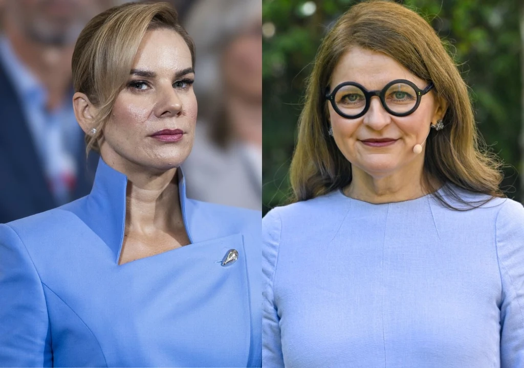 Marta Nawrocka i Irena Kamińska-Radomska