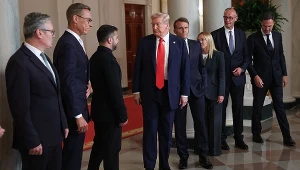 Spotkanie przywódców europejskich, prezydenta Ukrainy i prezydenta USA w Białym Domu