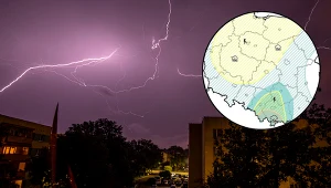 IMGW ostrzega przed burzami w kilku województwach