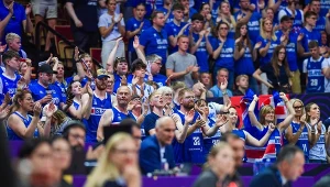 Kibice reprezentacji Islandii w Spodku