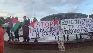 Protrst przeciwko wojnie w Strefie Gazy 