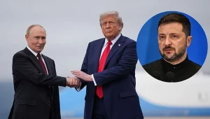 Władimir Putin, Donald Trump i Wołodymyr Zełenski
