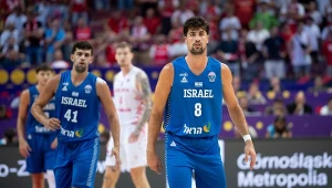 Izraelczycy w przegranym meczu z Polakami