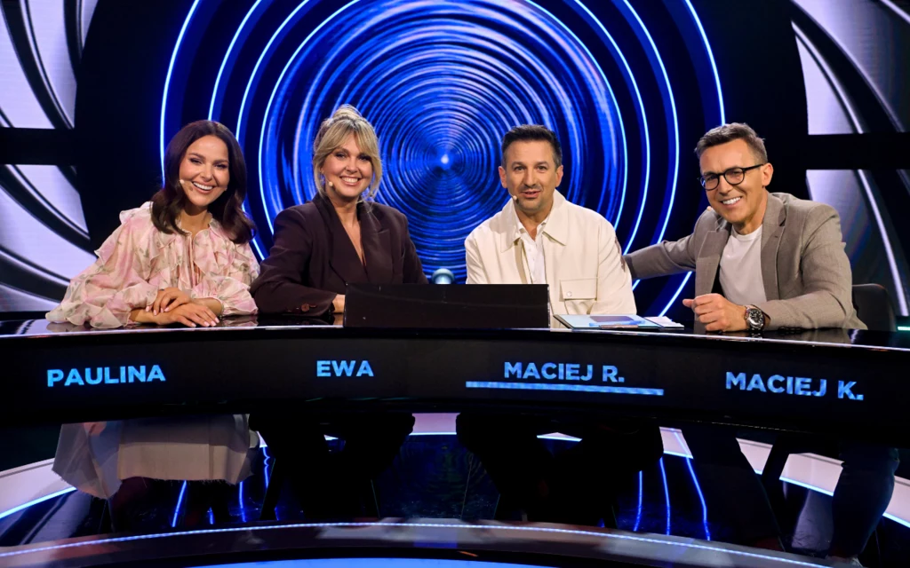 Paulina Sykut-Jeżyna, Ewa Wachowicz, Maciej Rock i Maciej Kurzajewski