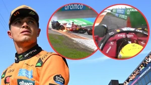 Dramaty w GP Holandii. Pożar u wicelidera, dwa rozbite Ferrari i sensacyjne podium