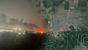 Atak dronów w Kraju Krasnodarskim w Rosji