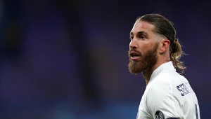 Sergio Ramos w barwach Realu Madryt w 2021 r.