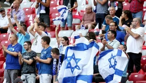 Kibice reprezentacji Izraela