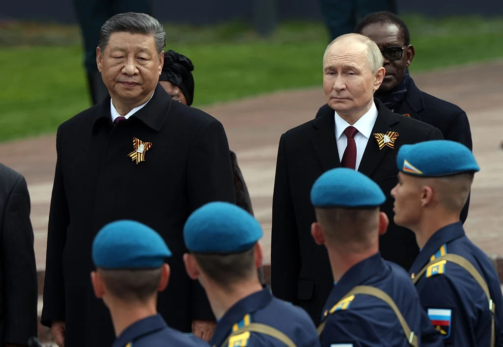 Xi Jinping oraz Władimir Putin