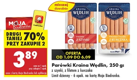 Parówki Kraina Wędlin