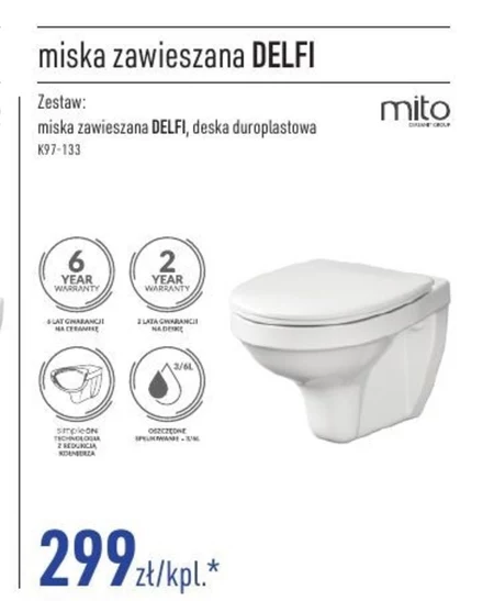 Miska wc Mito