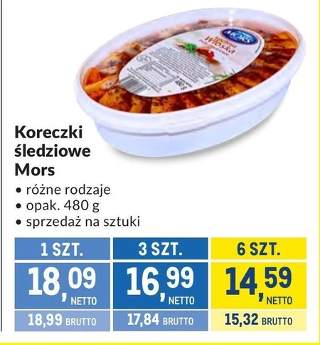 Закуски з оселедцем Mors