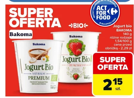 Jogurt bio Bakoma