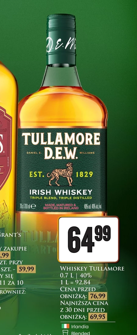 Whiskey Tullamore Dew