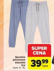 Spodnie piżamowe damskie TEX