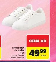 Sneakersy damskie TEX