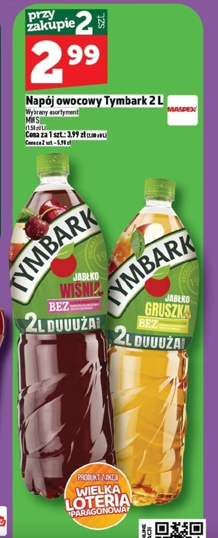 Napój owocowy Tymbark