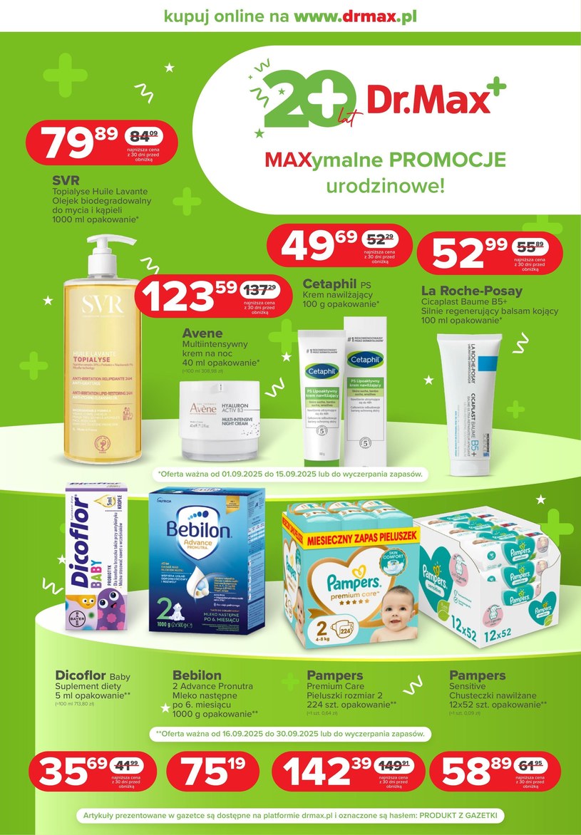 Gazetka promocyjna Dr.Max Drogeria - ważna od 01. 09. 2025 do 30. 09. 2025