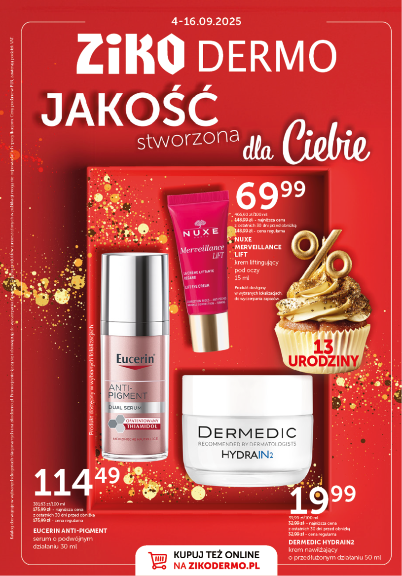Gazetka promocyjna Ziko Dermo  - wygasła 2 dni temu