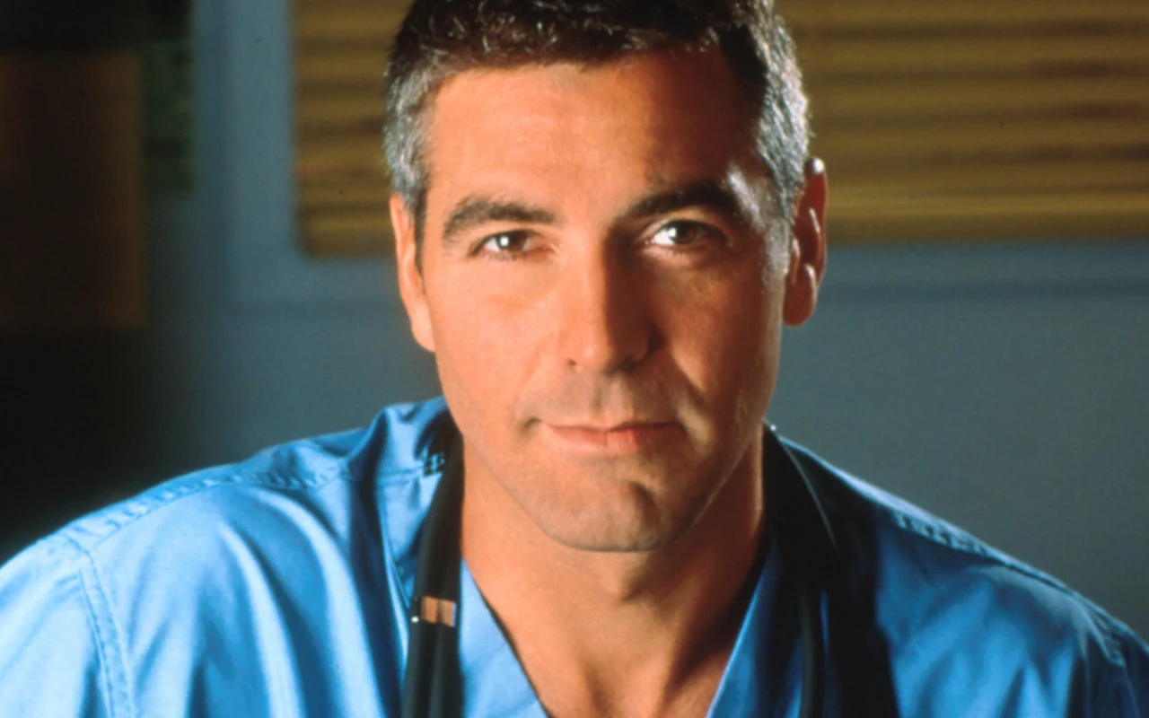 George Clooney jako dr Doug Ross w "Ostrym dyżurze"