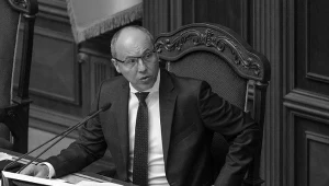 Były przewodniczący Rady Najwyższej Ukrainy Andrij Parubij
