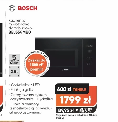 Kuchenka mikrofalowa Bosch