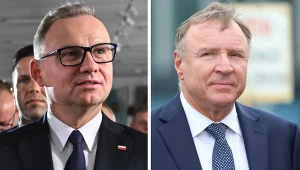 Były prezydent Andrzej Duda i były prezes TVP Jacek Kurski