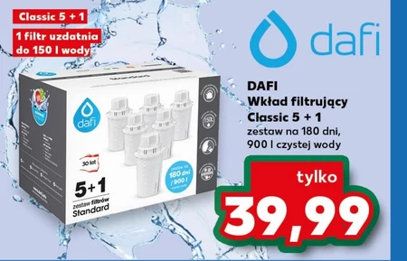 Wkład filtrujący Dafi