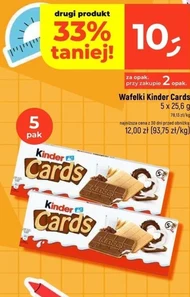 Wafelki Kinder