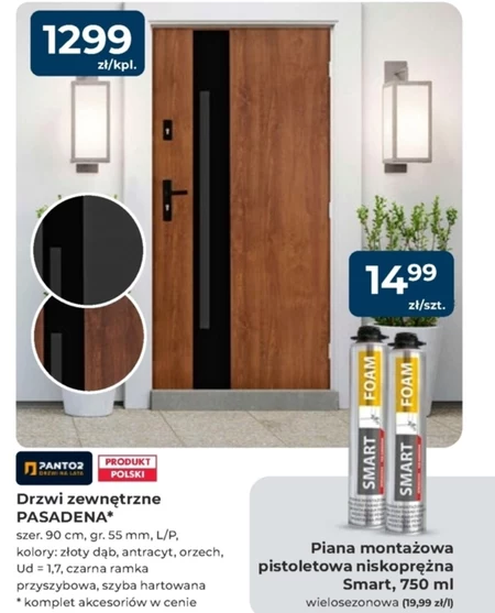 Drzwi zewnętrzne Pantor