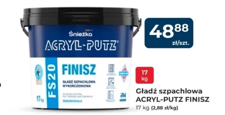 Gładź szpachlowa Śnieżka