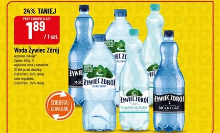 Woda mineralna Żywiec zdrój