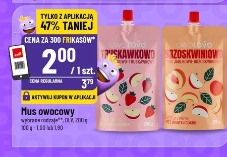Mus owocowy Owolovo