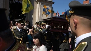 Tłumy na pogrzebie ukraińskiego polityka. "Zrobiła to Rosja"