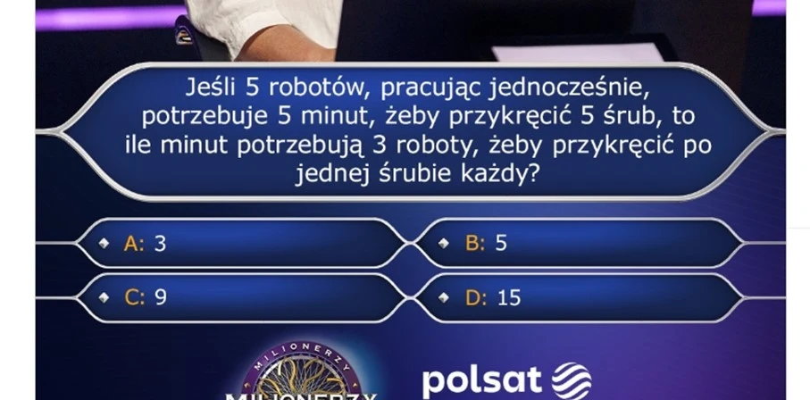 Kłopotliwe pytanie w "Milionerach"