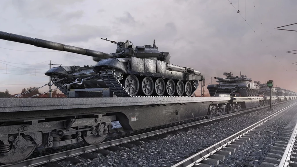 Rosjanie wysłali na front ogromny transport czołgów T-62